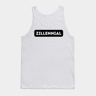 Generation Zillennial in Black Tank Top